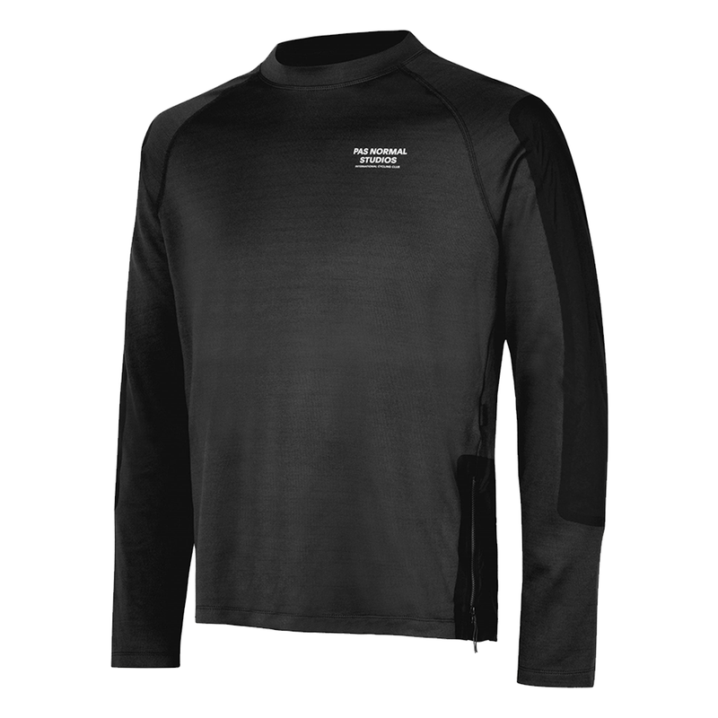 Men's Escapism Technical LS T-Shirt — Black